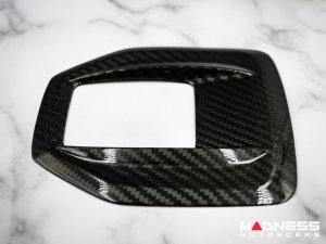 Alfa Romeo Stelvio Shift Gate Panel - Carbon Fiber - Pre '20 - Feroce Carbon Alfa Romeo Stelvio Shift Gate Panel - Carbon Fiber - Pre '20 - Feroce Carbon